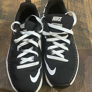 Nike Black and White Athletic Shoes